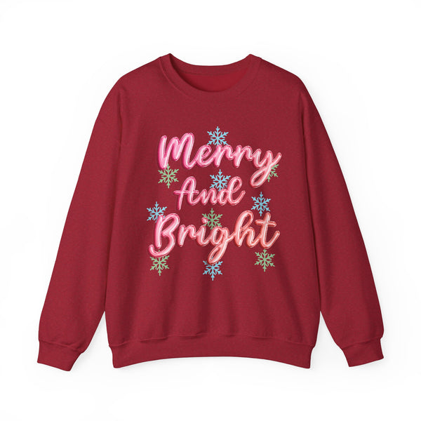 Merry and Bright Crewneck Sweatshirt