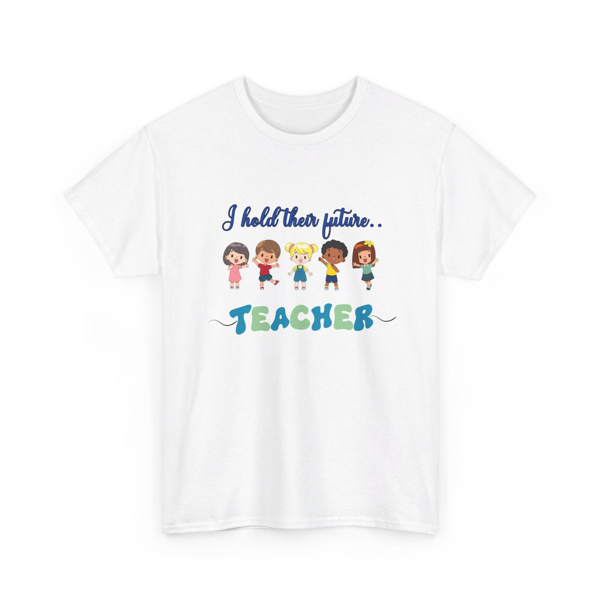 Teacher and Kids, Crewneck Tshirt