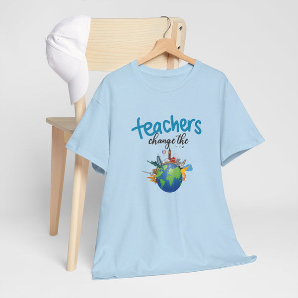 Teachers Changes the World, Crewneck Tshirt