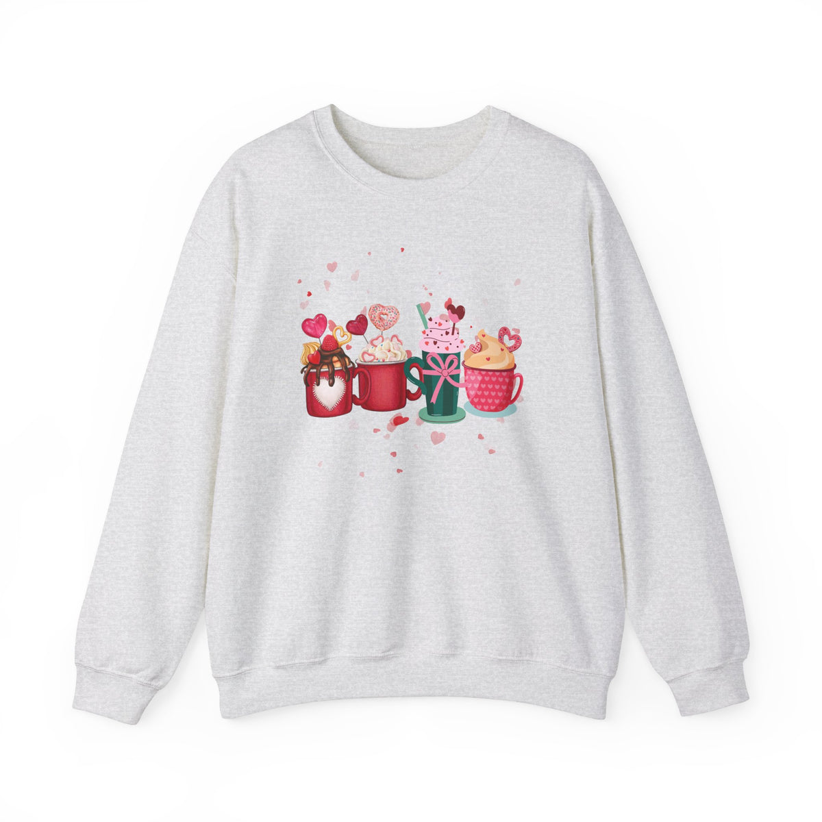 Hearts, Drink Crewneck Sweatshirt