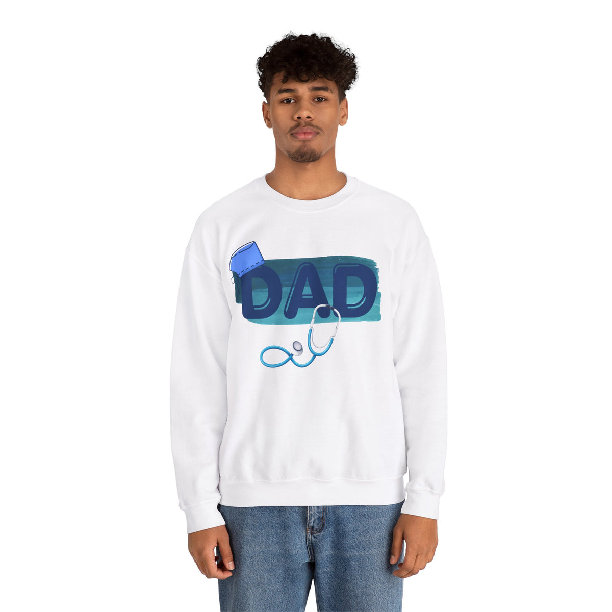 Doctor Dad Crewneck Sweatshirt