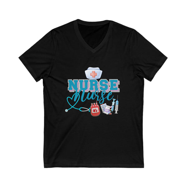 I am a Nurse, V-Neck Tshirt