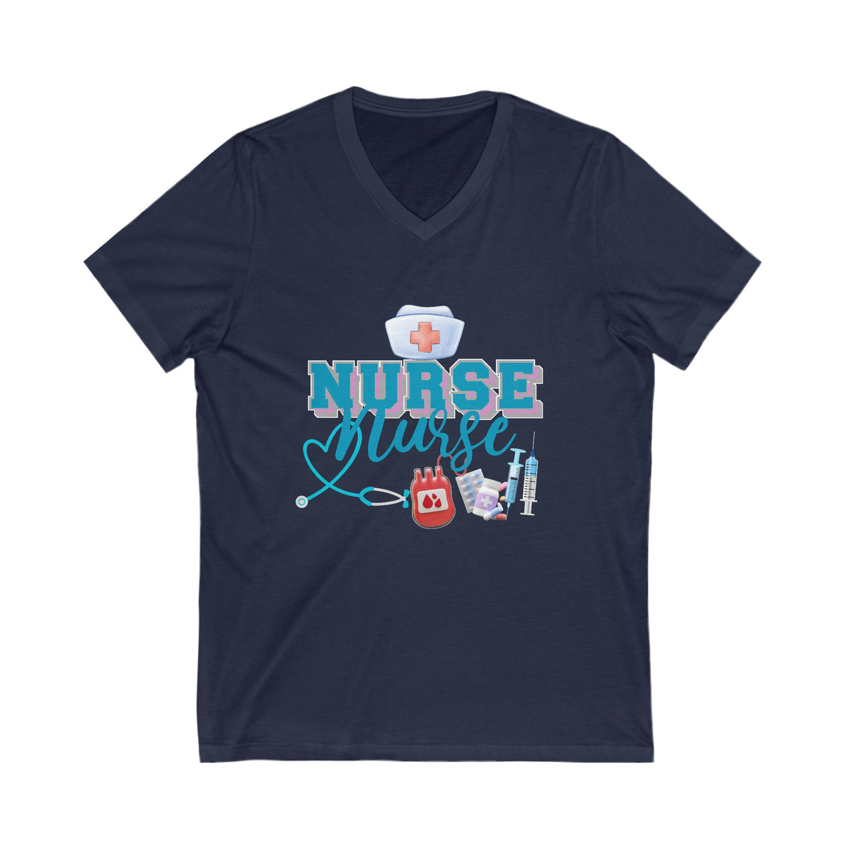 I am a Nurse, V-Neck Tshirt