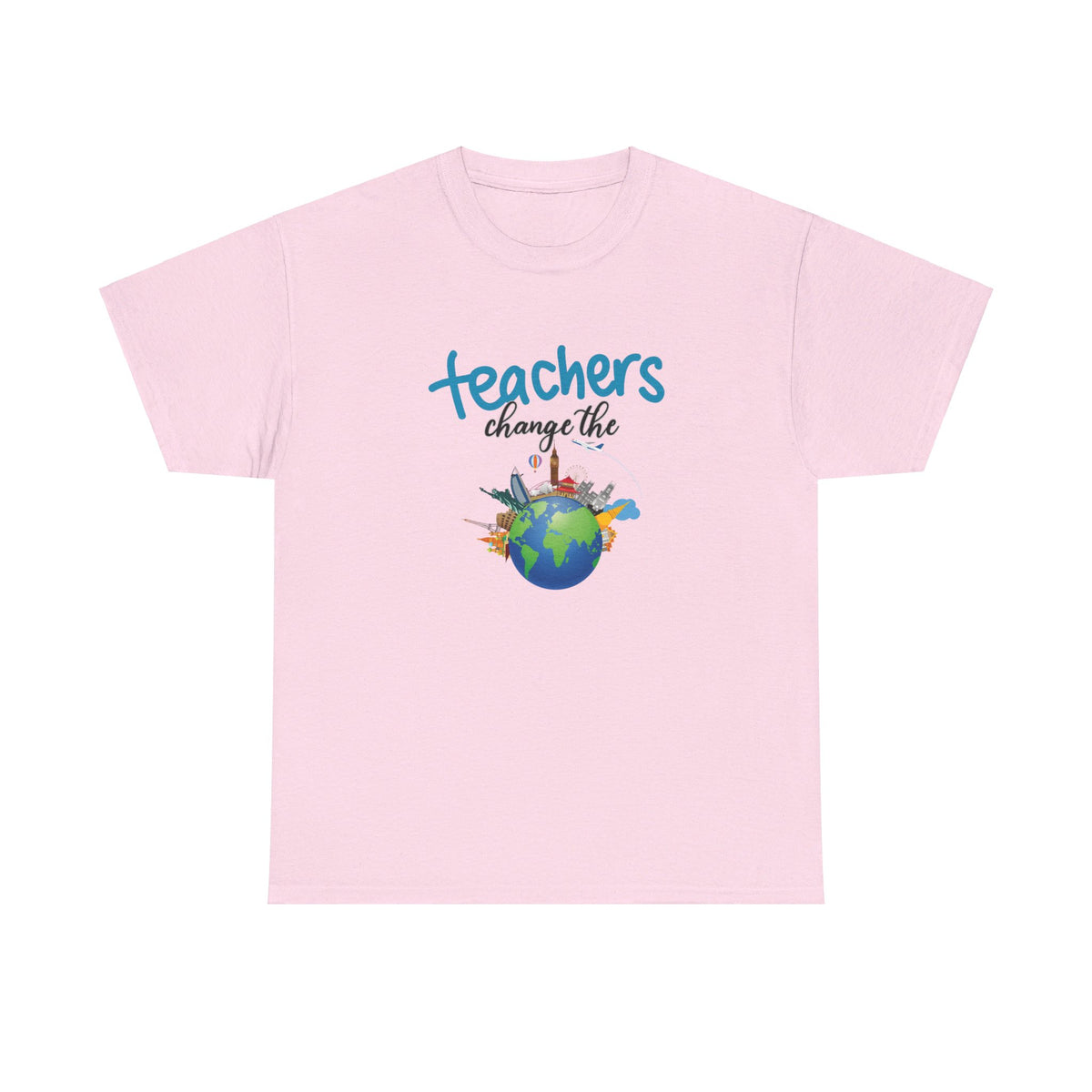 Teachers Changes the World, Crewneck Tshirt