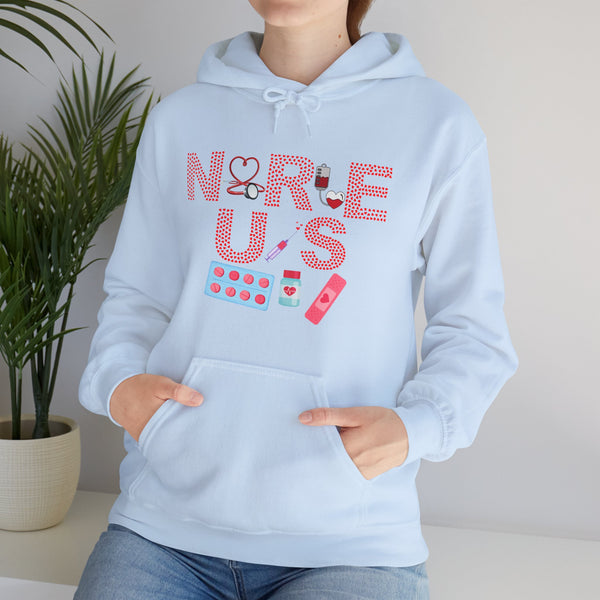 Love, Nurse Hooded Sweatshirt