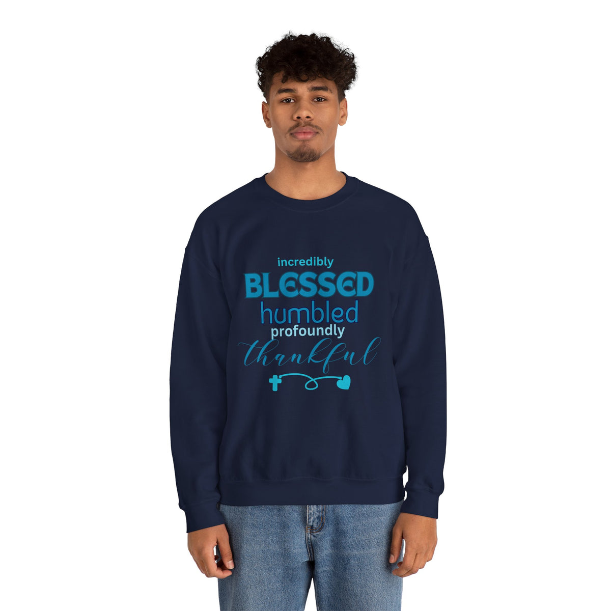 Blessed Humbled Thankful Crewneck Sweatshirt