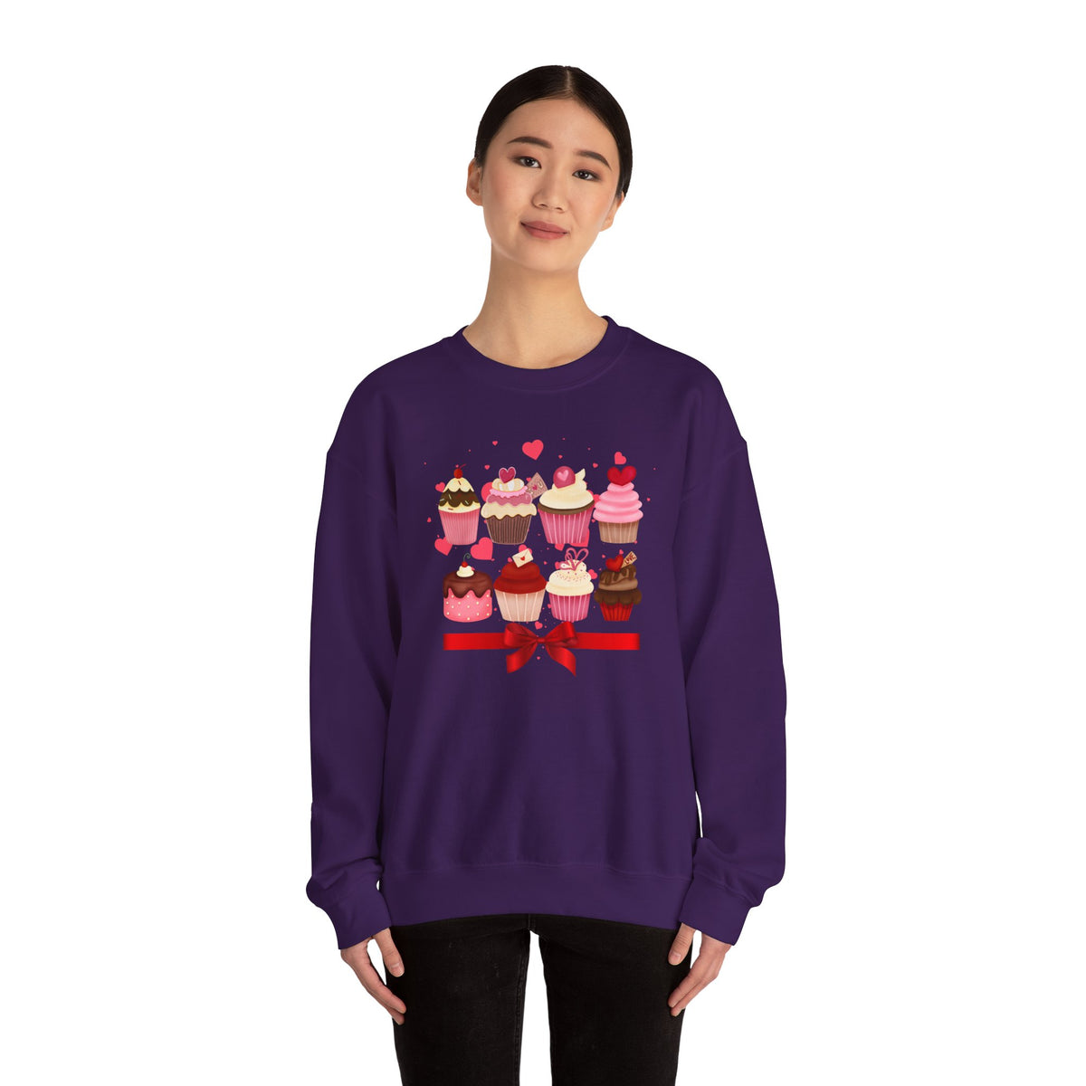 Love, Cupcakes Crewneck Sweatshirt