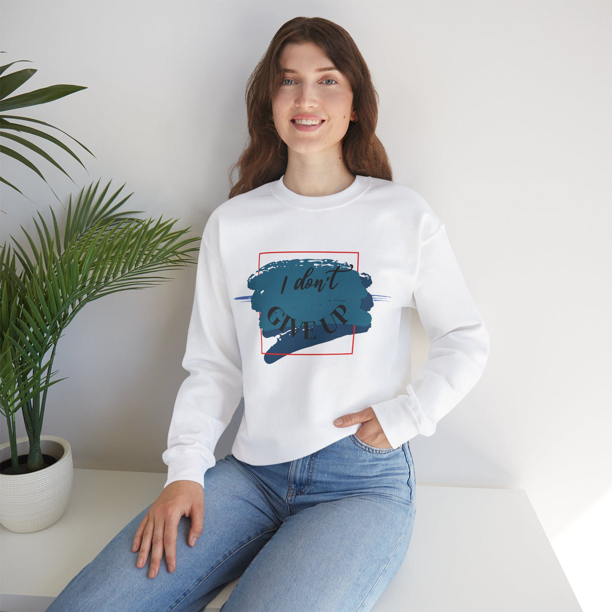 Don't Give Up Crewneck Sweatshirt