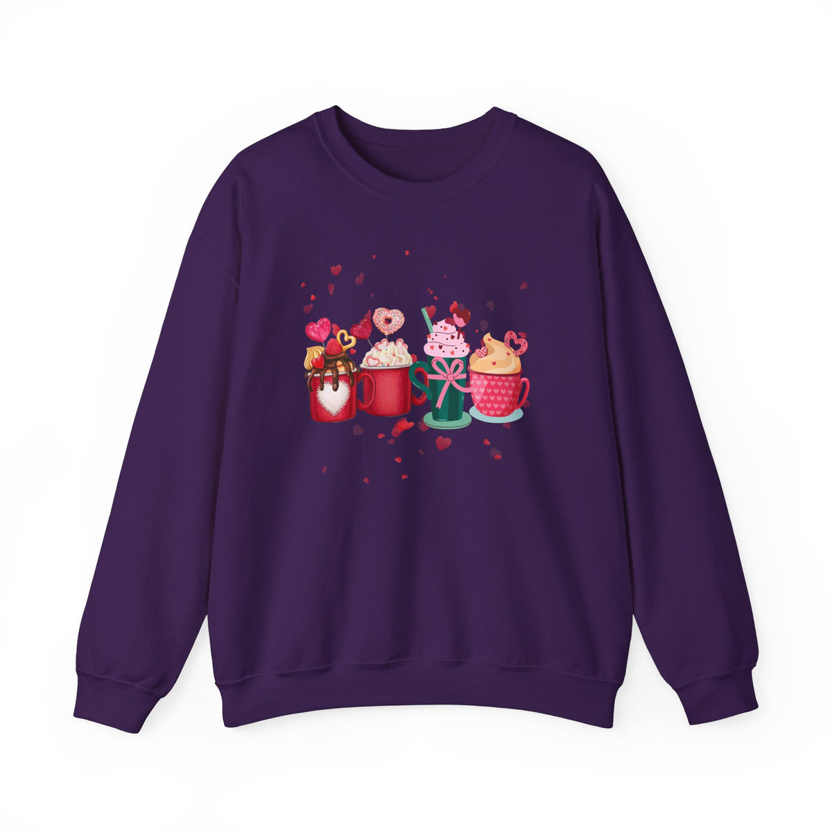 Hearts, Drink Crewneck Sweatshirt