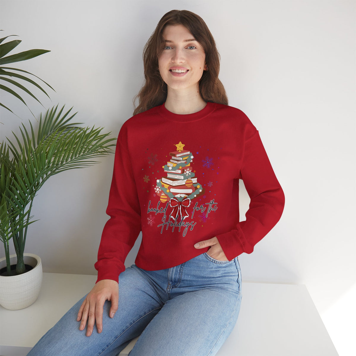 Booked for the Holidays Crewneck Sweatshirt