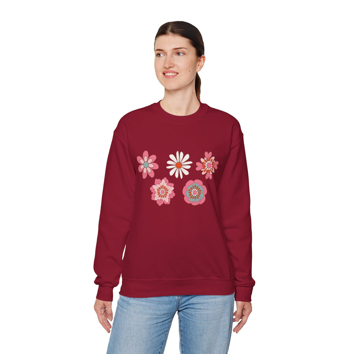 Flower Crewneck Sweatshirt