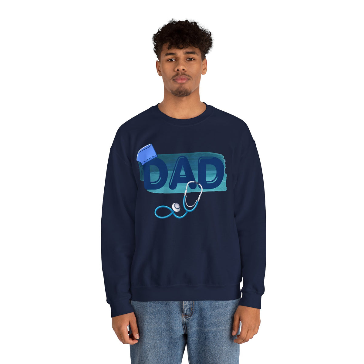 Doctor Dad Crewneck Sweatshirt