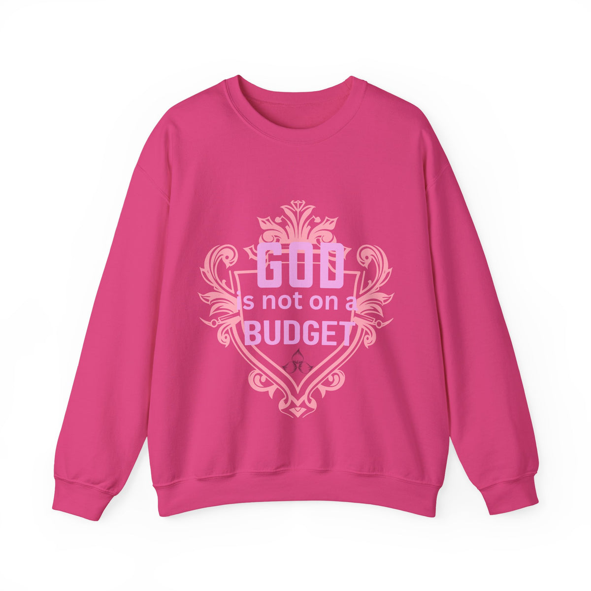 God Is Not On a Budget Crewneck Sweatshirt M