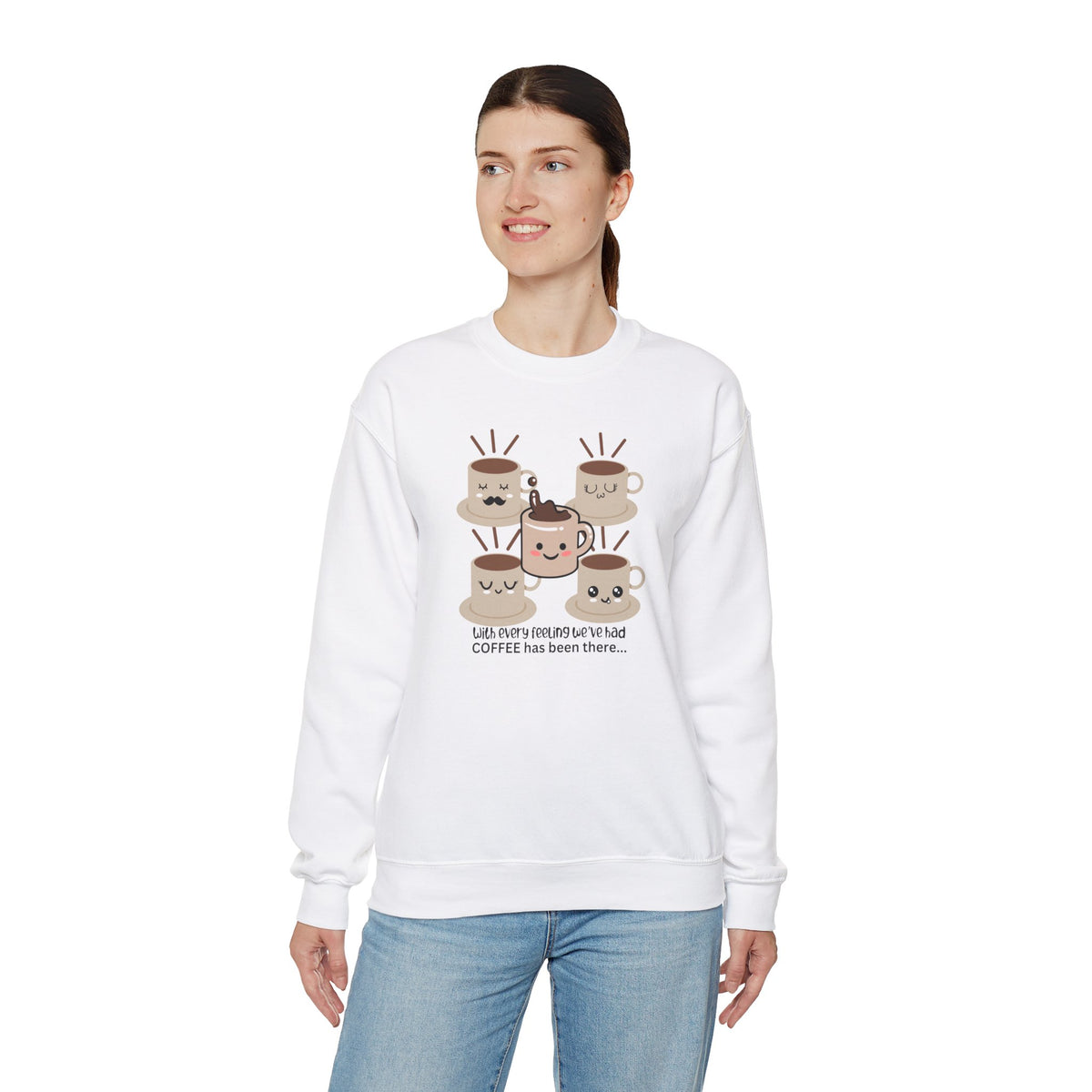 Love, Coffee Crewneck Sweatshirt