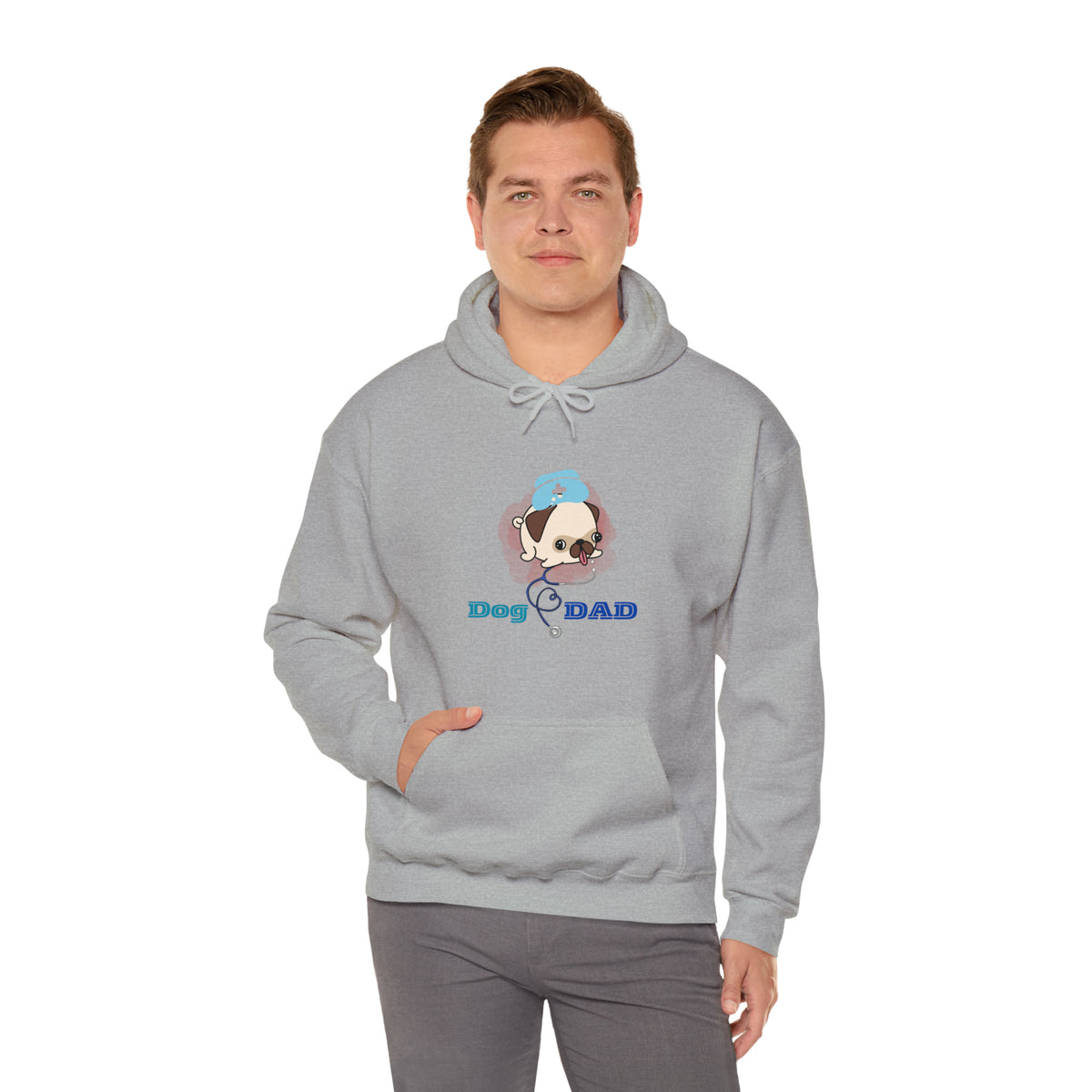 Dog Dad Hooded Sweatshirt