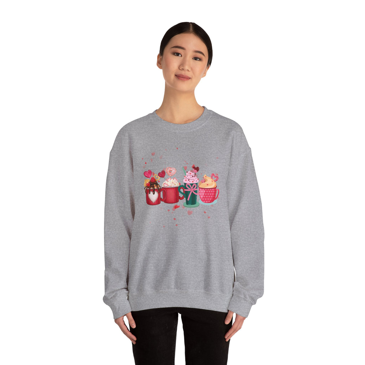 Hearts, Drink Crewneck Sweatshirt