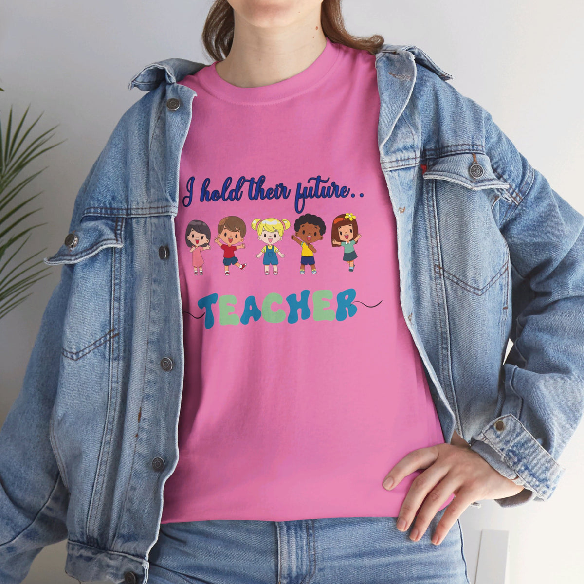 Teacher and Kids, Crewneck Tshirt