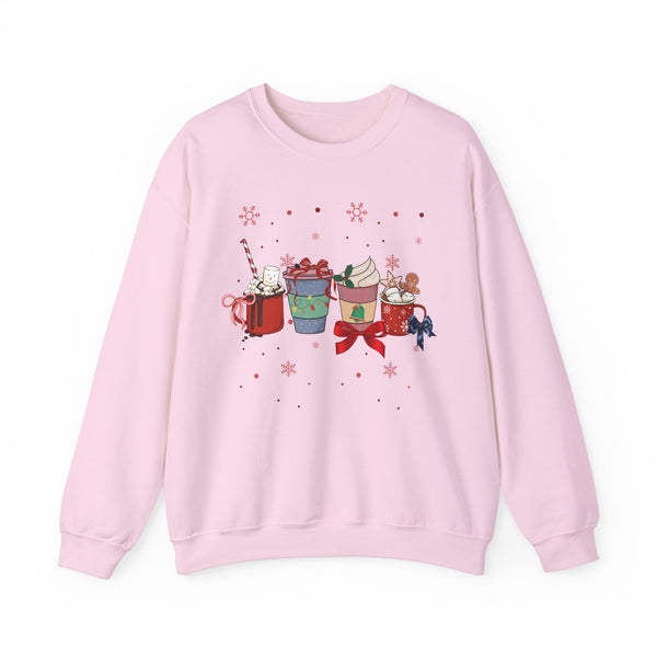 Christmas Drinks Crewneck Sweatshirt