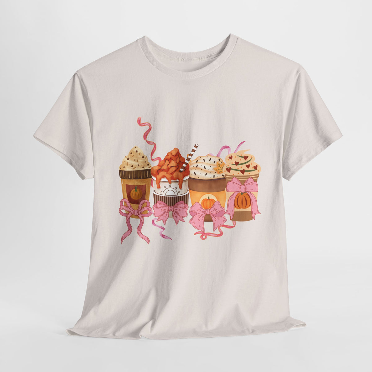 Pumpkin Spice Coffee Bow Tshirt