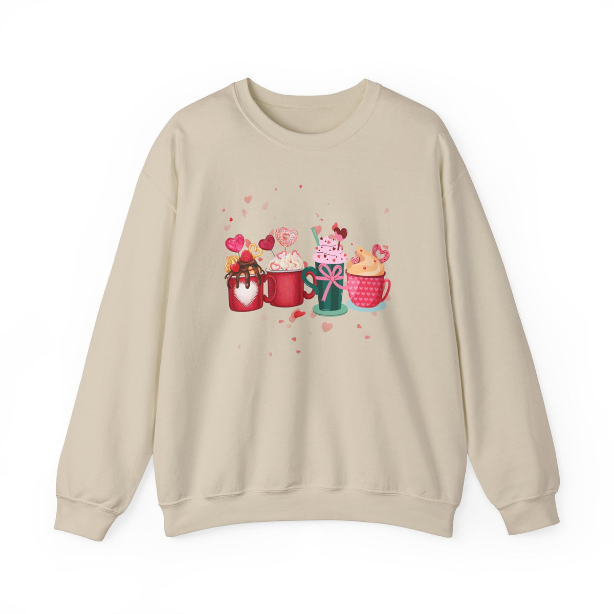 Hearts, Drink Crewneck Sweatshirt