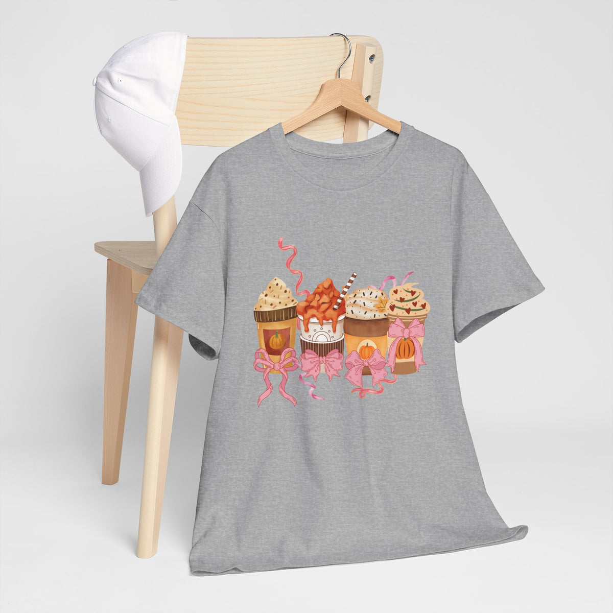 Pumpkin Spice Coffee Bow Tshirt