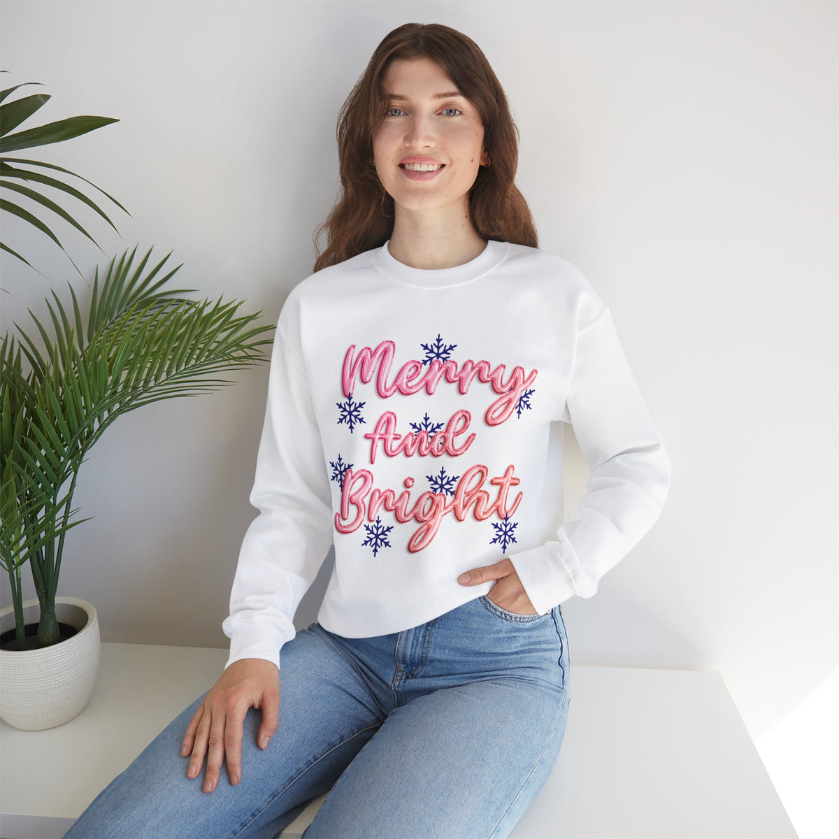 Merry and Bright Crewneck Sweatshirt