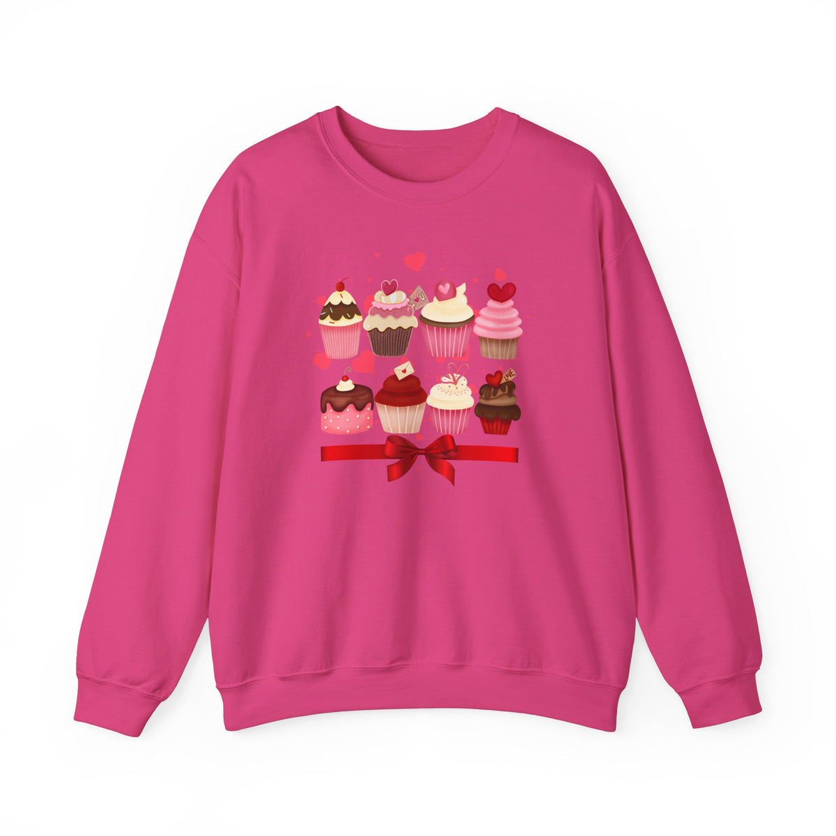 Love, Cupcakes Crewneck Sweatshirt