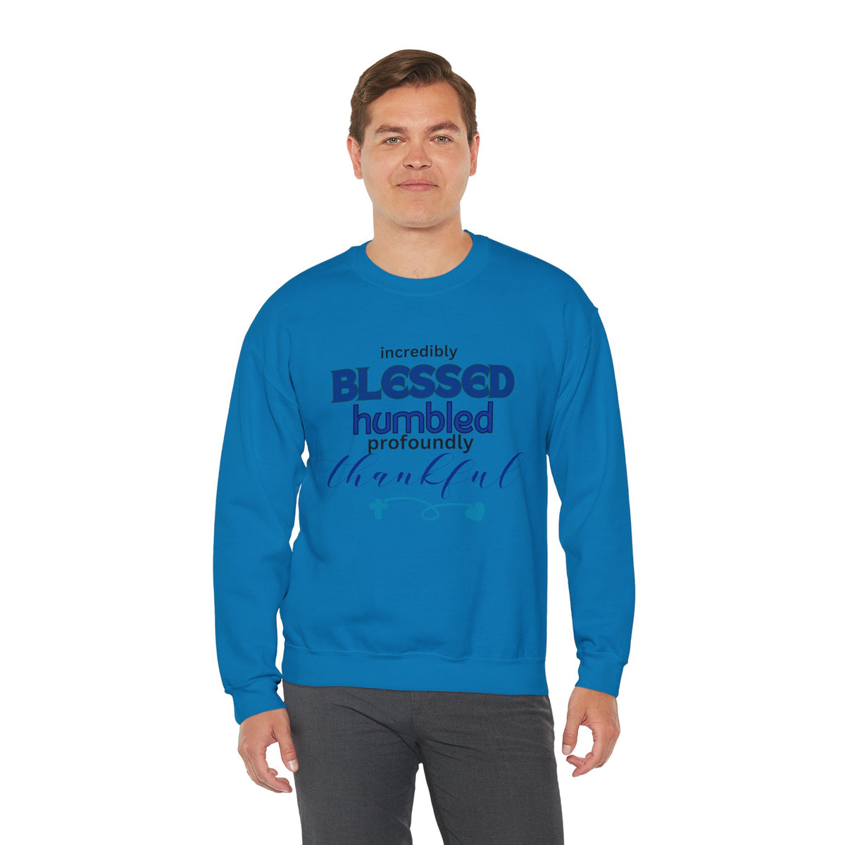 Blessed Humbled Thankful Crewneck Sweatshirt