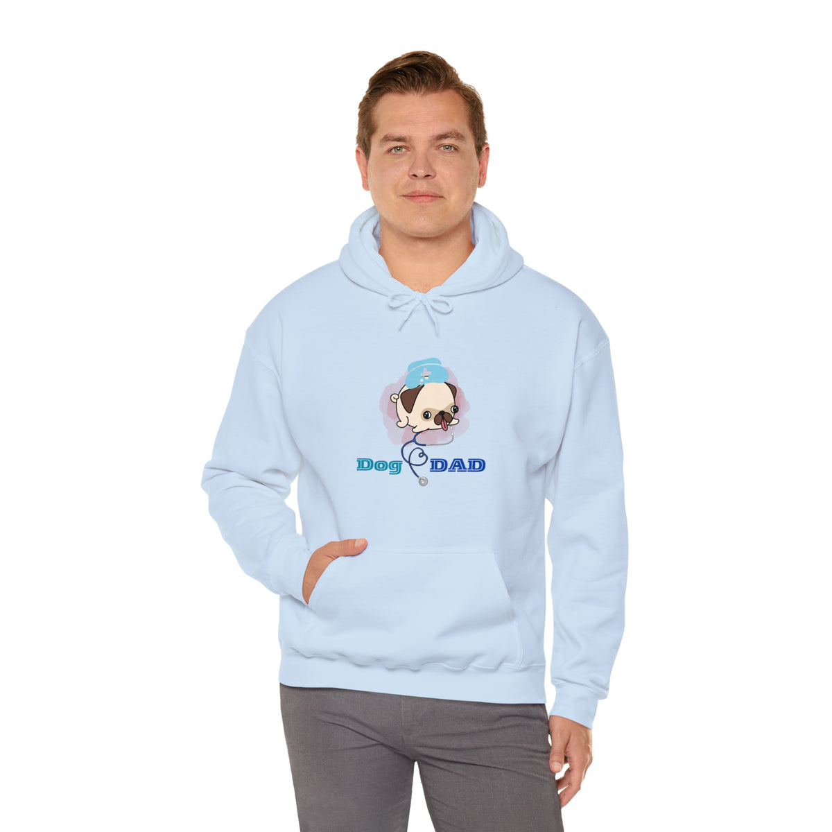 Dog Dad Hooded Sweatshirt