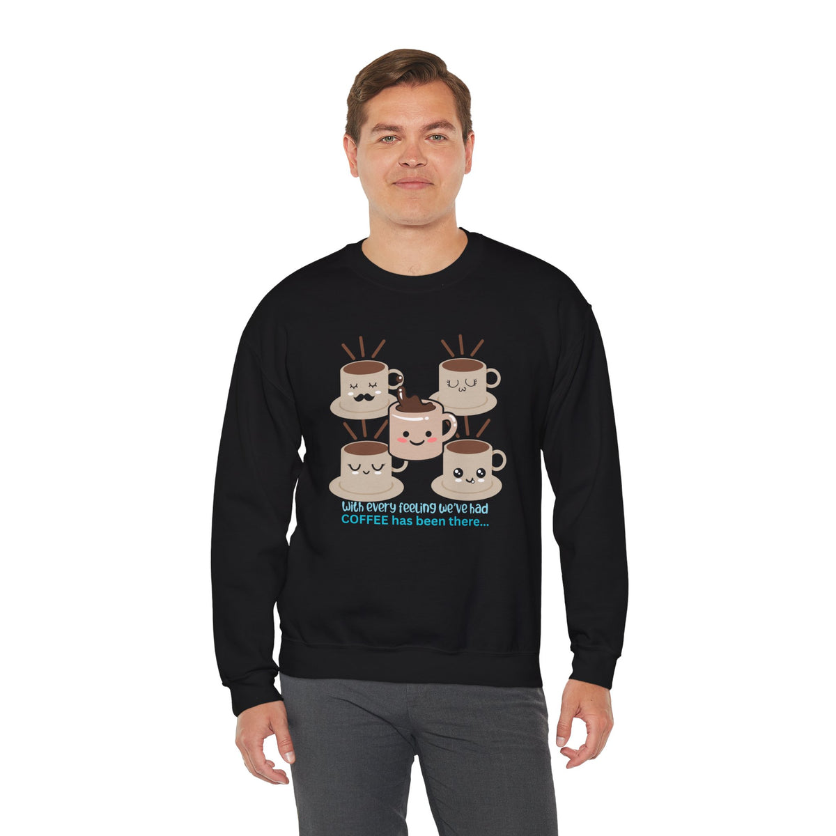 Love, Coffee Crewneck Sweatshirt