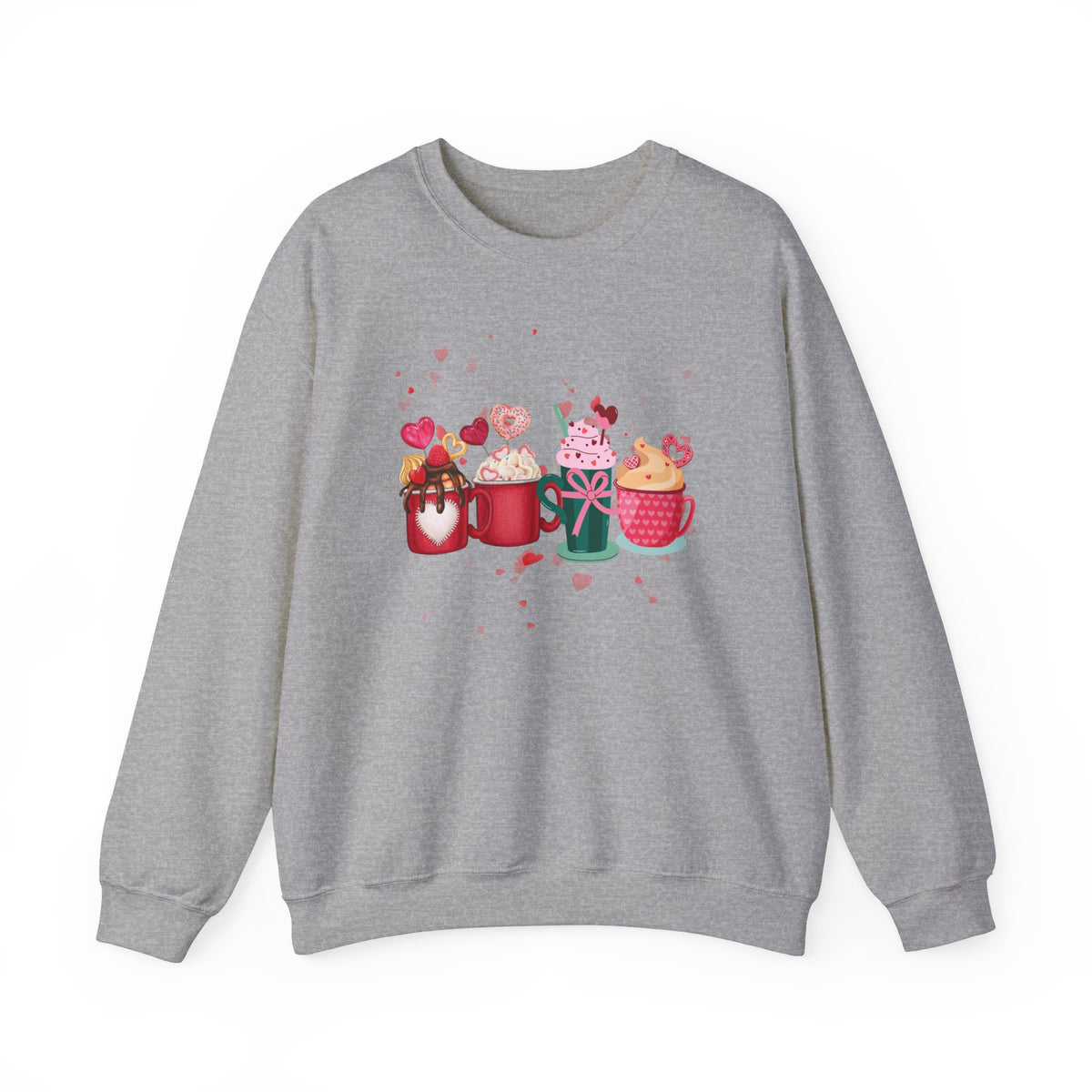 Hearts, Drink Crewneck Sweatshirt