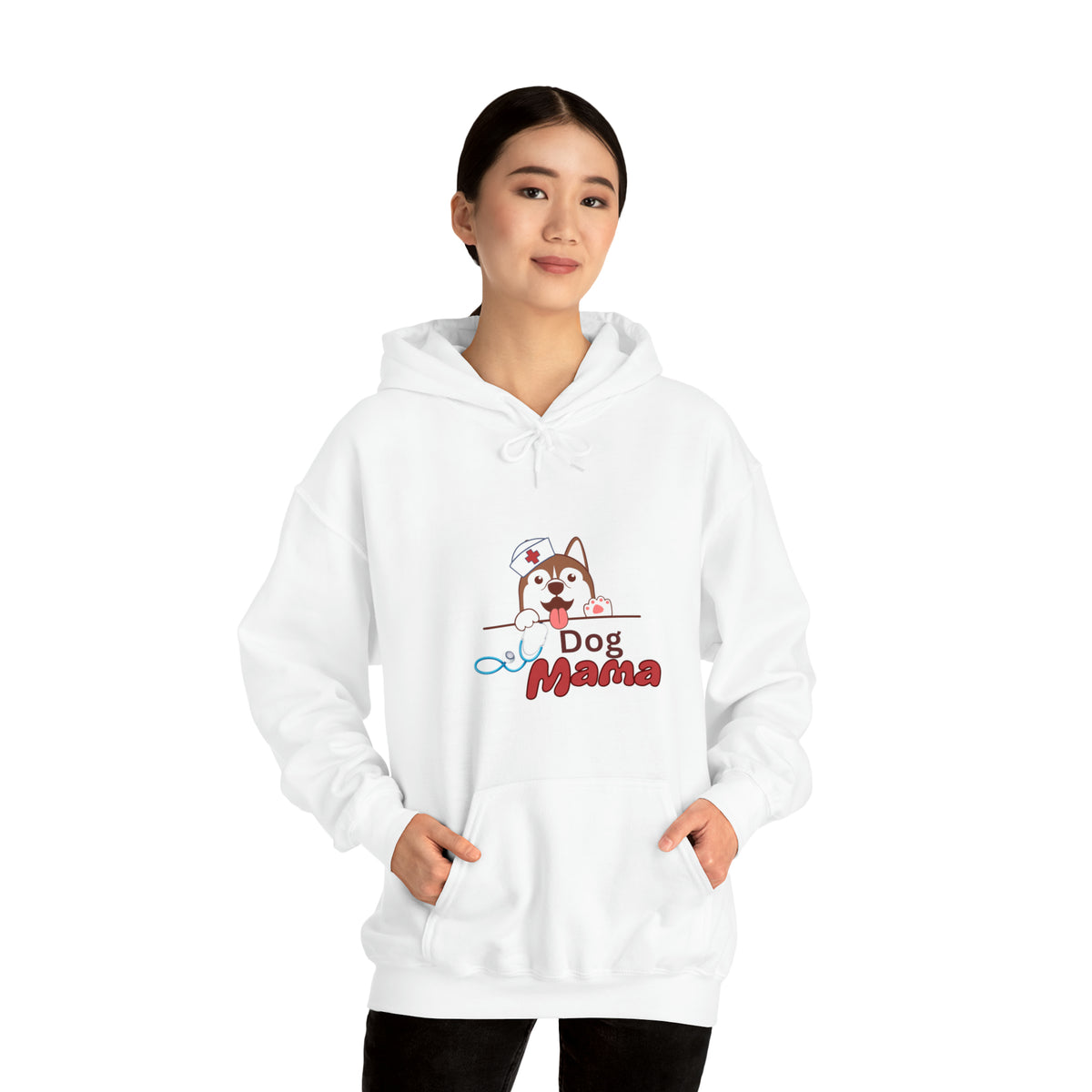 Dog  Mama Hooded Sweatshirt