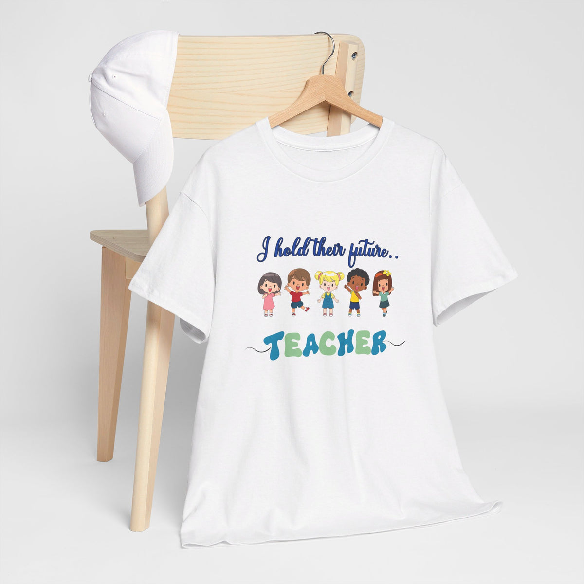 Teacher and Kids, Crewneck Tshirt