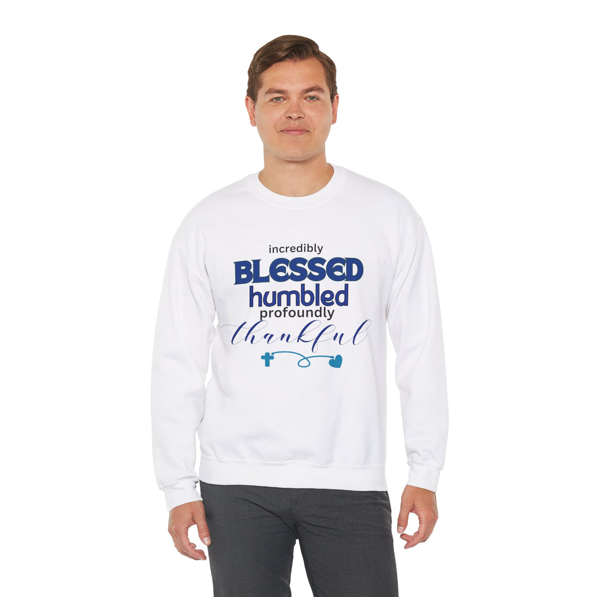 Blessed Humbled Thankful Crewneck Sweatshirt