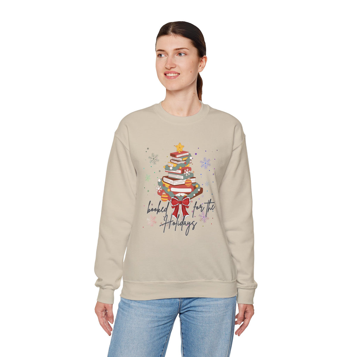 Booked for the Holidays Crewneck Sweatshirt