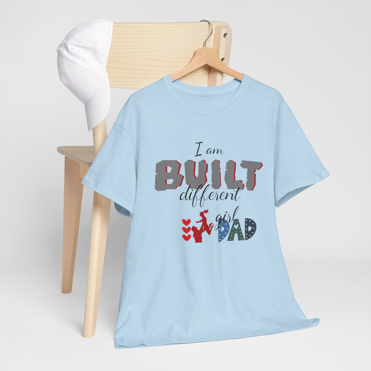 "I Am Built Different" Girl Dad T-shirt